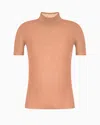 Giorgio Armani Cotton Blend Jumper In Neutral