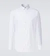 Giorgio Armani Logo Long-sleeved Shirt In White
