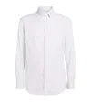 Giorgio Armani Logo Long-sleeved Shirt In White