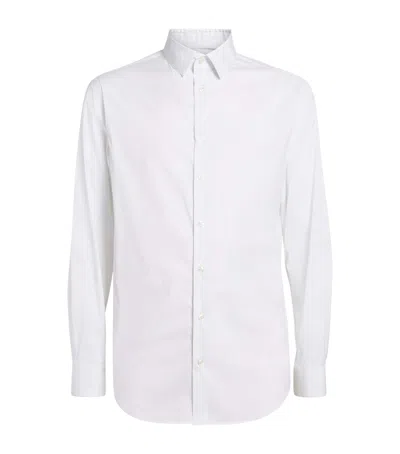 GIORGIO ARMANI COTTON-BLEND SHIRT