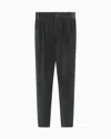 Giorgio Armani Cotton-blend Single-darted Trousers
