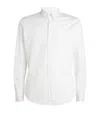 Giorgio Armani Tailored White Cotton Long Sleeve Shirt In White