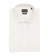Giorgio Armani Cotton Formal Shirt In White