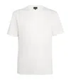Giorgio Armani Logo Viscose T-shirt In White