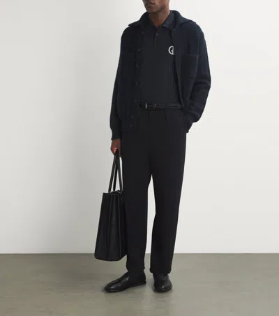 Giorgio Armani Cotton Interlock Polo Shirt