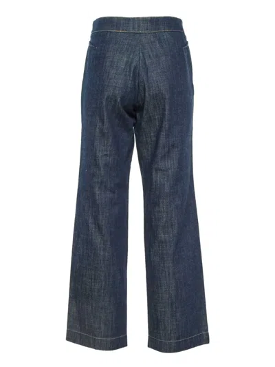Pre-owned Giorgio Armani Cotton Jeans In Blue