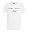 Giorgio Armani Borgonuovo 11 Cotton Jersey T-shirt Clothing In White
