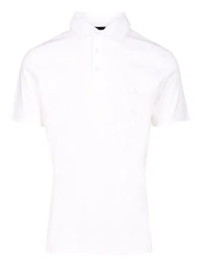 Giorgio Armani Cotton Polo Shirt White