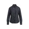 Giorgio Armani Cotton Shirt In Gray
