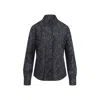 Giorgio Armani Cotton Shirt In Grey