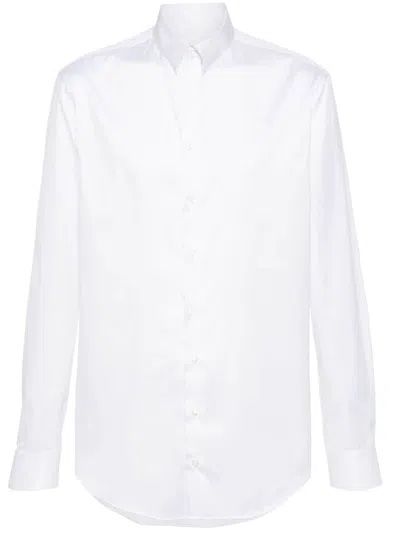 Giorgio Armani Cotton Shirt In White