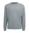 Giorgio Armani Cotton-silk Textured Sweater