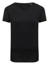 Giorgio Armani V-neck Short Sleeve Staple Top