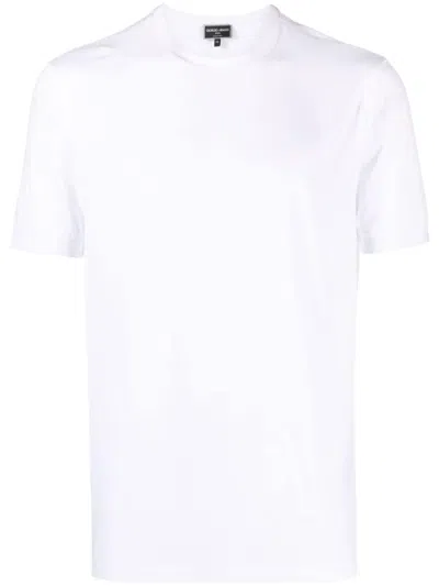 Giorgio Armani Cotton T-shirt In White