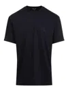 Giorgio Armani Short-sleeved T-shirt In Blue