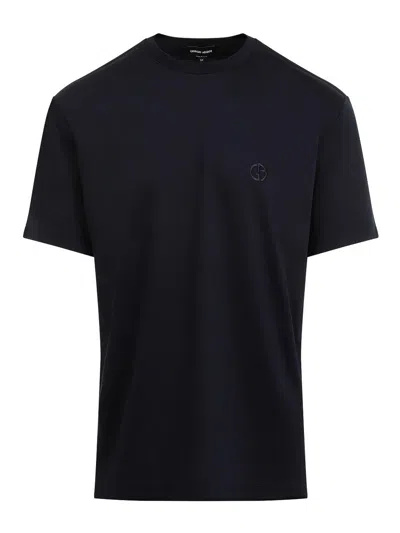 Giorgio Armani Short-sleeved T-shirt In Black