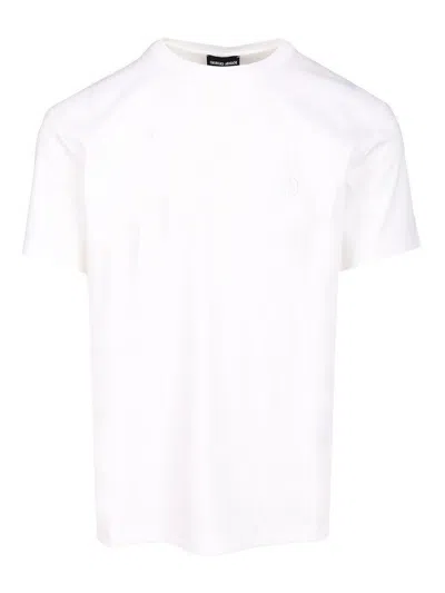 Giorgio Armani Men Cotton T-shirt In White