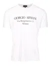 Giorgio Armani Men Cotton T-shirt In White