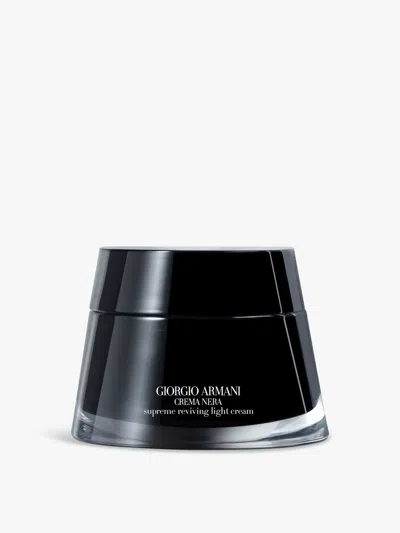 Giorgio Armani Crema Nera Supreme Reviving Light Cream In Nocolour