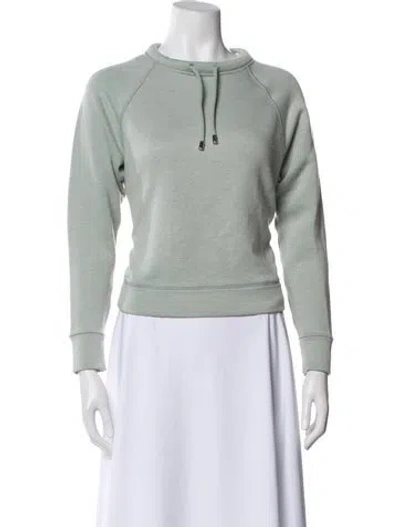 Pre-owned Giorgio Armani Crew Neck Long Sleeve Sweatshirt In Green