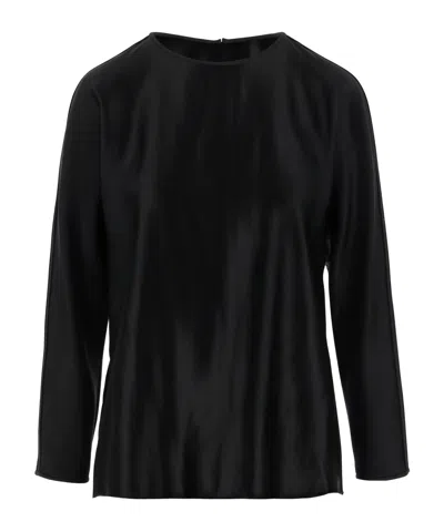 GIORGIO ARMANI GIORGIO ARMANI CREWNECK LONG-SLEEVED TOP