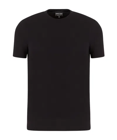 GIORGIO ARMANI GIORGIO ARMANI ICON CREWNECK JERSEY T-SHIRT