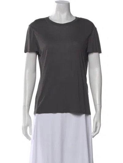 Pre-owned Giorgio Armani Crew Neck Short Sleeve T-shirt In Green