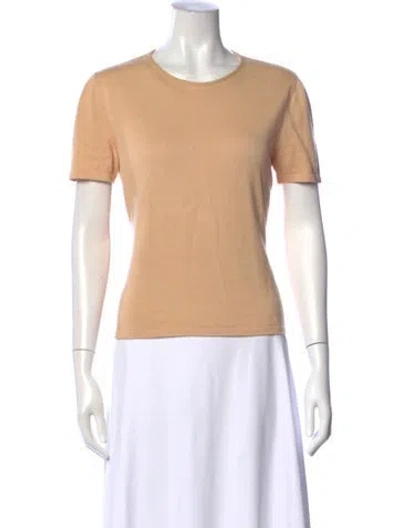 Pre-owned Giorgio Armani Crew Neck Short Sleeve T-shirt In Neutral