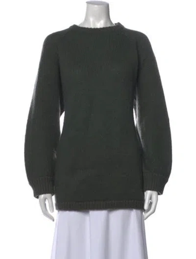 Pre-owned Giorgio Armani Crew Neck Sweater In Gray