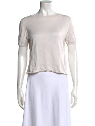 Pre-owned Giorgio Armani Crew Neck Sweater In Neutral