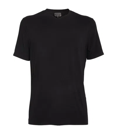 Giorgio Armani Crew-neck T-shirt In Black