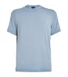 Giorgio Armani Crew-neck T-shirt In Blue