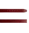 Giorgio Armani Crocodile Leather Belt In Red