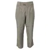 Giorgio Armani Cropped Pants In Grey Cotton In Grey