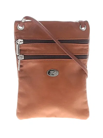 Pre-owned Giorgio Armani Crossbody Bag In Brown