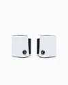 Giorgio Armani Cuff-effect Elasticated Bracelets In White