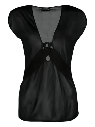Pre-owned Giorgio Armani Cut-out Top