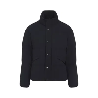 GIORGIO ARMANI DARK BLUE QUILTED JACKET