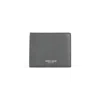 Giorgio Armani Bi-fold Wallet Textured Finish In Green