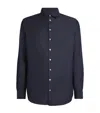 Giorgio Armani Denim Shirt In Blue