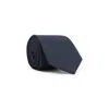 Giorgio Armani Diagonal Ribbed Viscose And Silk Tie In Blue