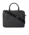 Giorgio Armani Document Handbag In Black