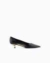 Giorgio Armani D'orsay Court Shoes In Calfskin