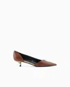 Giorgio Armani D'orsay Court Shoes In Calfskin