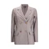 Giorgio Armani Pinstripe Double-breasted Blazer