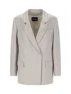 Giorgio Armani Double-breasted Blazer - Grey