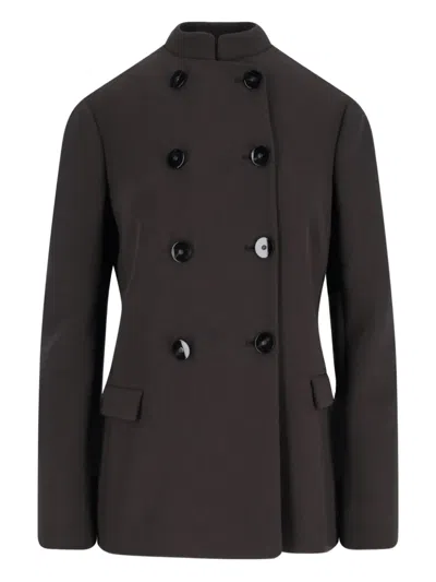 GIORGIO ARMANI DOUBLE-BREASTED BUTTON JACKET