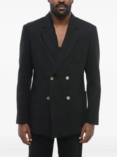 Giorgio Armani Double-breasted Patch-pocket Blazer