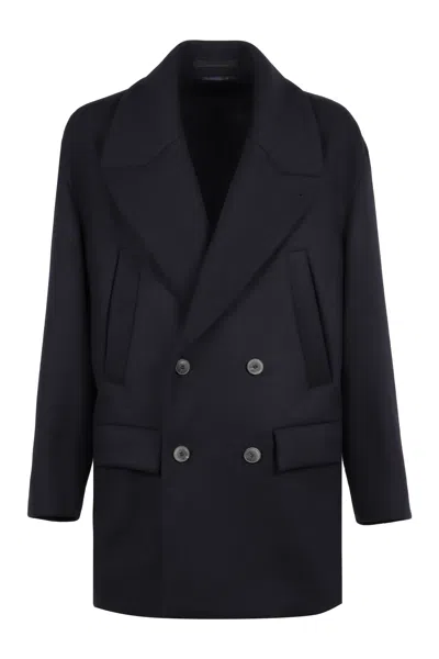 GIORGIO ARMANI GIORGIO ARMANI DOUBLE-BREASTED PEACOAT