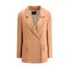 Giorgio Armani Women Double-breasted Satin Blazer In Multi